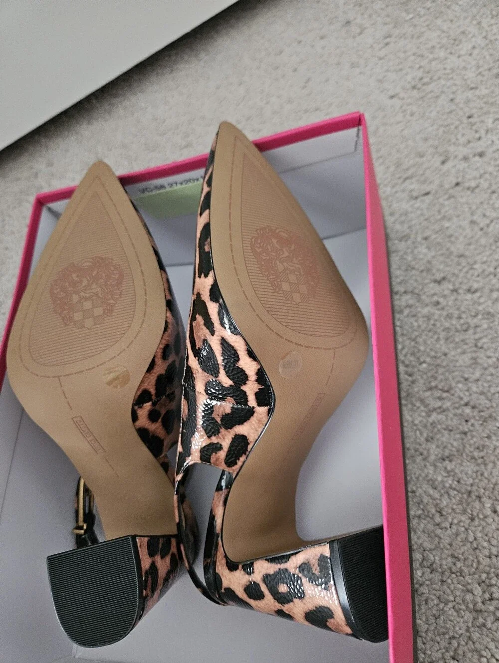 Vince Camuto New In Box Amaryn Slingback Pump Leopard Size 6.5